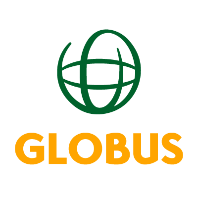 Globus Logo, Vertriebspartner von Nø Cosmetics