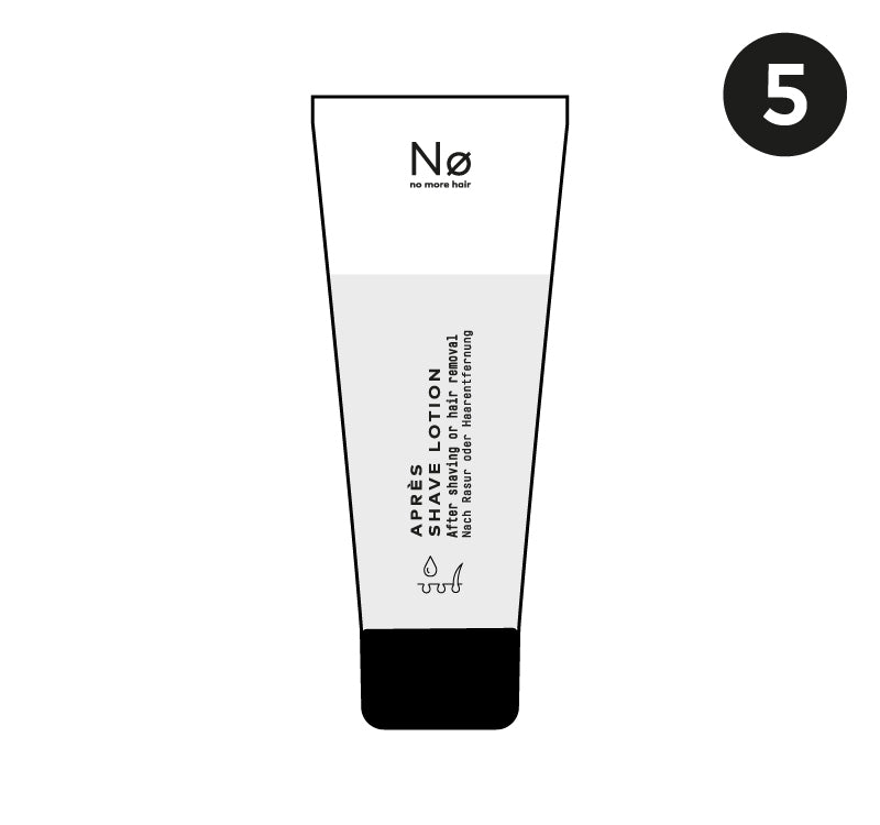 After Shave Lotion nach dem Rasieren mit einem Rasierhobel von Nø Cosmetics