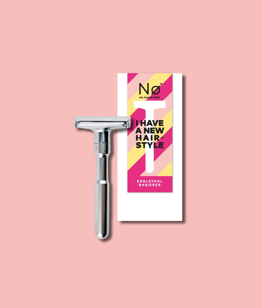 Edelstahl Rasierer von Nø Cosmetics