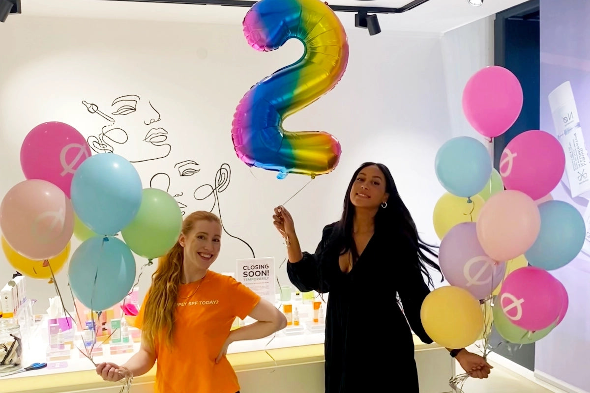 Zwei Jahre Nø Cosmetics Store