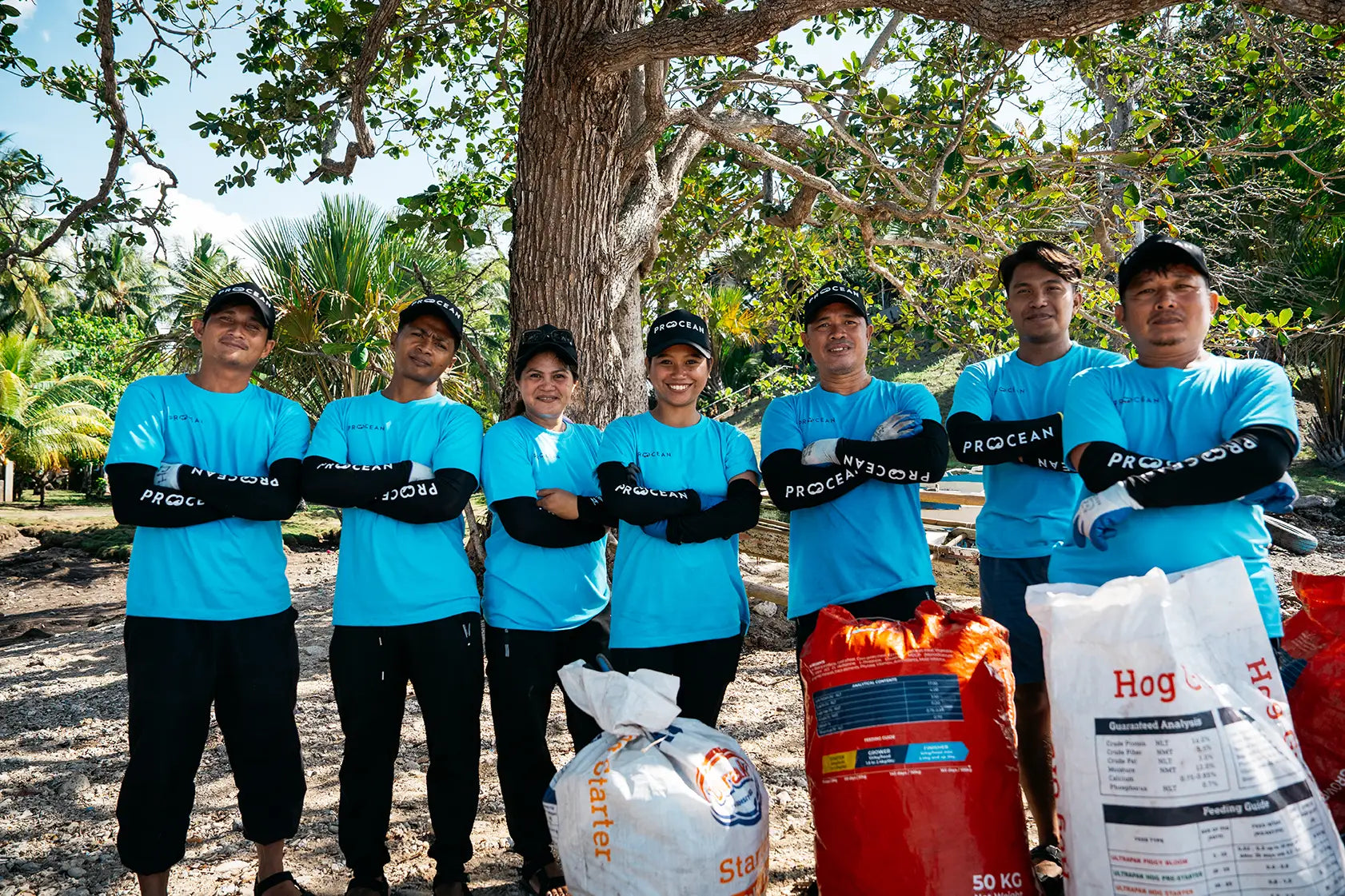 Team vom Pro Ocean Cleanup