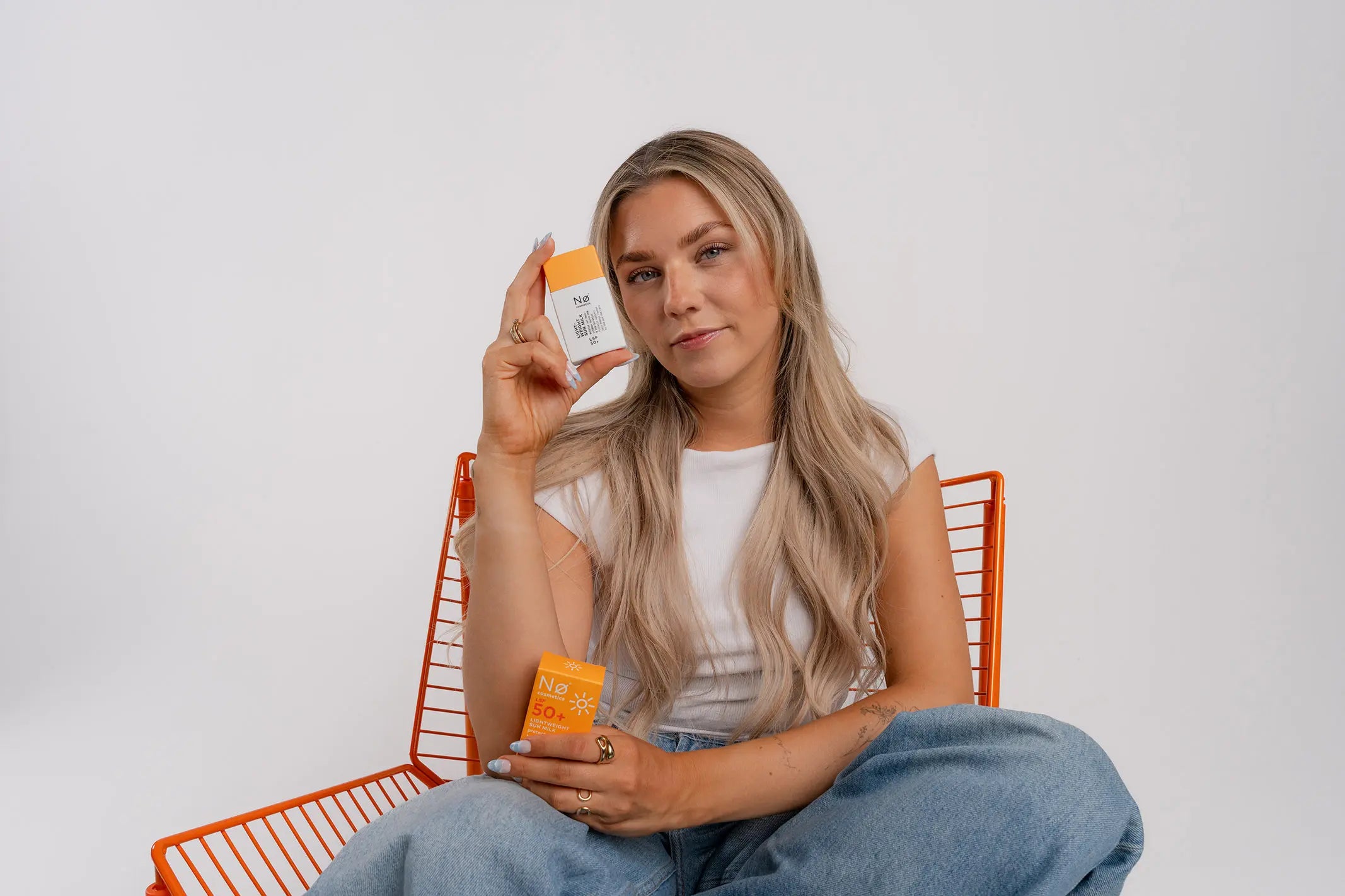 Nø Cosmetics Banner mit Protect Tøday Produkten