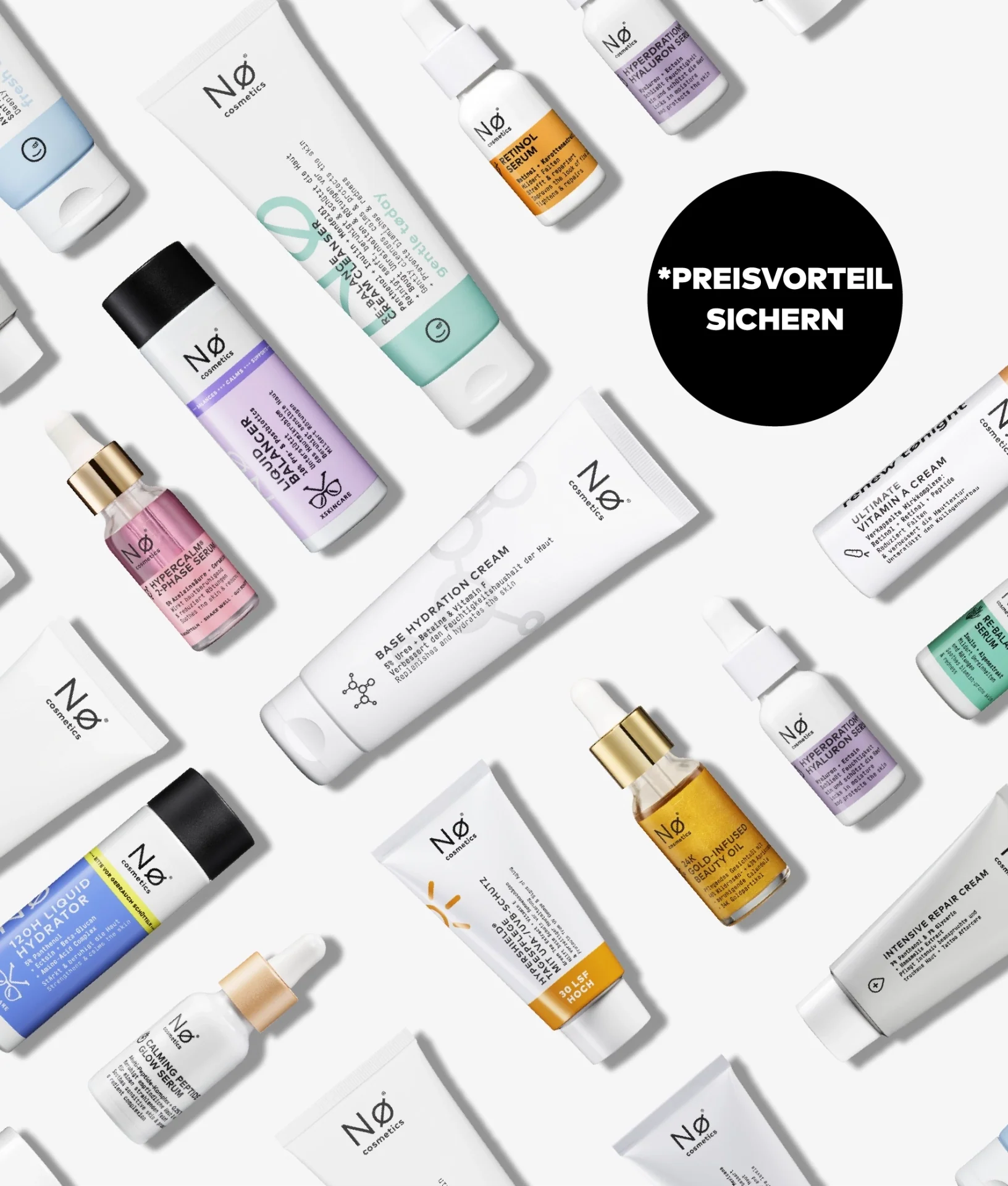 Eigenes Set von Nø Cosmetics Produkten zusammenstellen