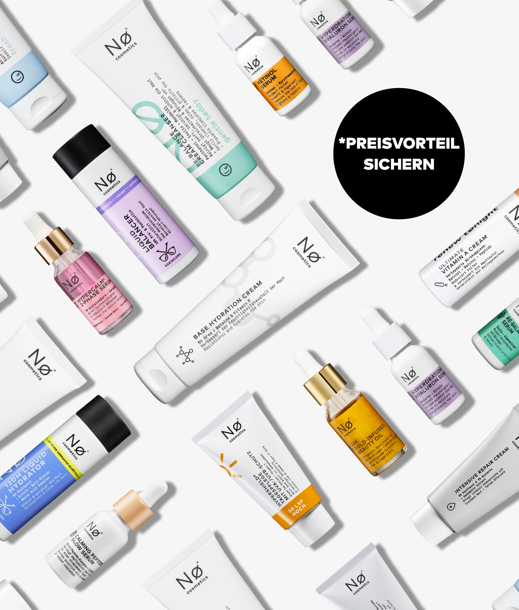 Eigenes Set von Nø Cosmetics Produkten zusammenstellen