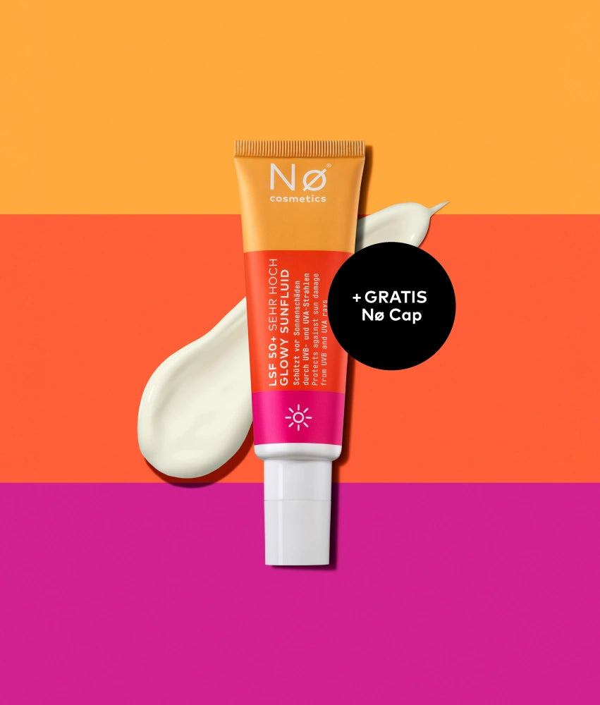 Gratis Nø Cap beim Kauf des Glowy Sunfluids mit LSF 50+