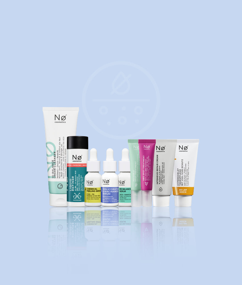Skincare Routine für dehydrierte Haut mit Unreinheiten