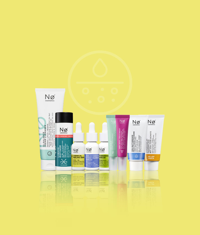 Skincare Routine für ölige Haut mit Unreinheiten